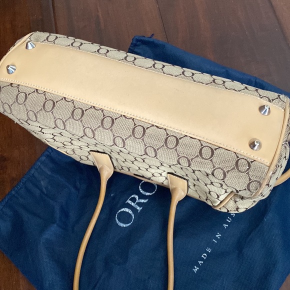 Oroton Sydney Monogram Handbag - Picture 5 of 9
